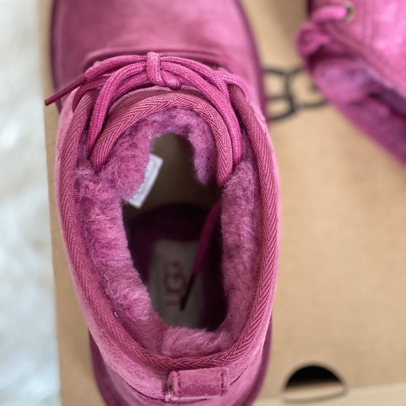 New UGG NEUMEL Pink Bougainville SZ 8 ANKLE BOOTS - Picture 5 of 8
